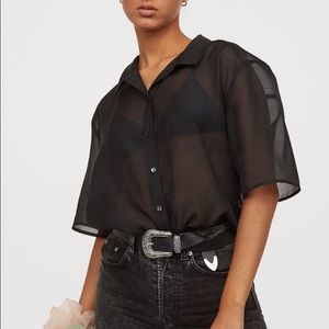 NWT Organza Top
